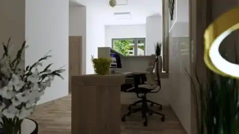 Meble biurowe na wymiar Szczecin — realizacja Zibinet.
