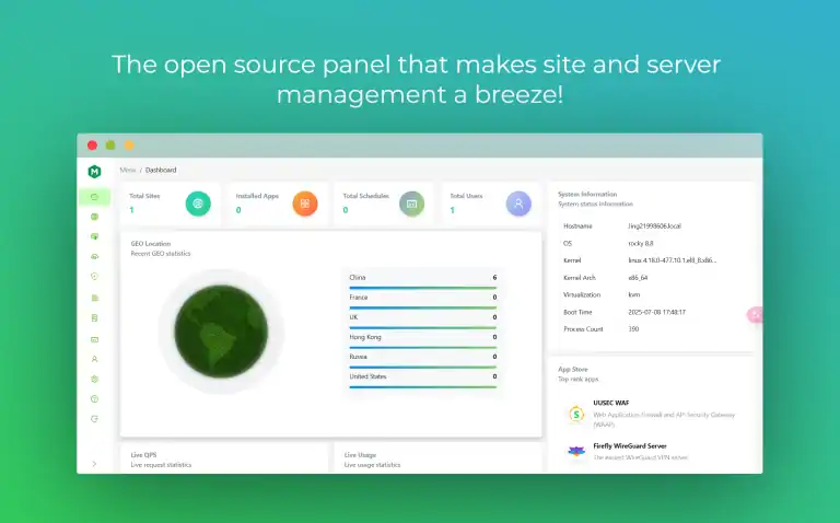 Zabezpiecz panel administracyjny – OpenResty Manager + SSL 3 openresty-manager